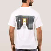 対外開放(稲妻)のTシャツ Tシャツ (裏面)