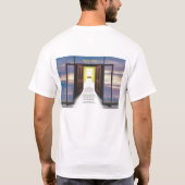 対外開放(雲の壊れ目)のTシャツ Tシャツ (裏面)