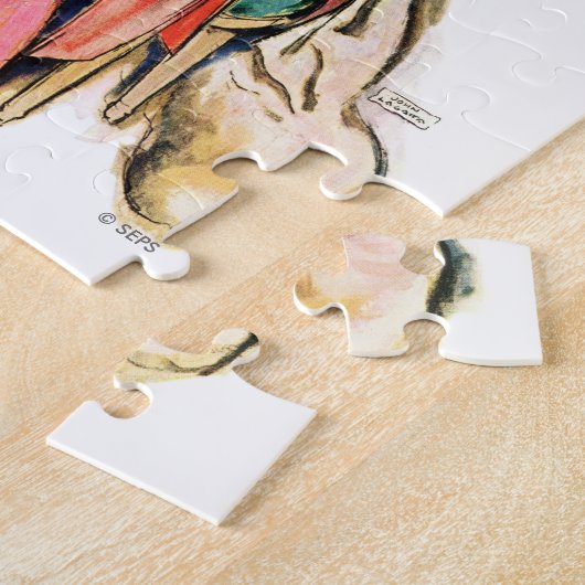 対婚約した対 ジグソーパズル (側面)