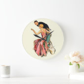 対婚約した対 ラージ壁時計 (ホーム)