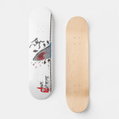 対忍者のスケートボード極度な鮫でされる スケートボード (正面)