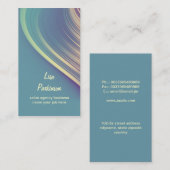 対応するモダンビジネスエレガント・カード 名刺 (正面/裏面)