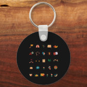 対応スキルAlphabetスクールカウンセラーMental Hea キーホルダー (正面)