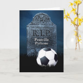 対戦相手おもしろいサッカーチームの共感証 カード (黄色い花)