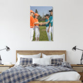 対戦相手が握手する キャンバスプリント (インサイチュ (寝室))