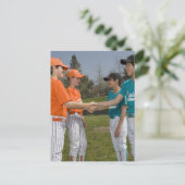 対戦相手が握手する ポストカード (スタンド正面)