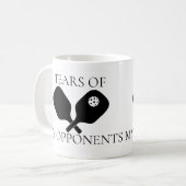 対戦相手の涙ピックボール コーヒーマグカップ (正面左)