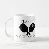 対戦相手の涙ピックボール コーヒーマグカップ (左)