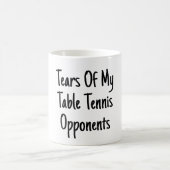 対戦相手の涙 – 卓球おもしろい選手 コーヒーマグカップ (中央)