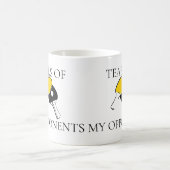 対戦相手ピンポンの涙 コーヒーマグカップ (中央)