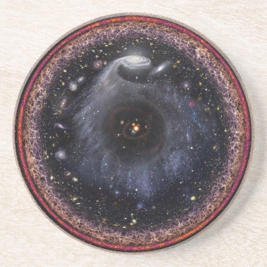 対数放射状宇宙 コースター (正面)