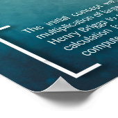 対数 ポスター (角)