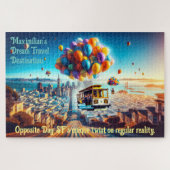 「対日:SFの現実ユニークの歪み」 ジグソーパズル (横)