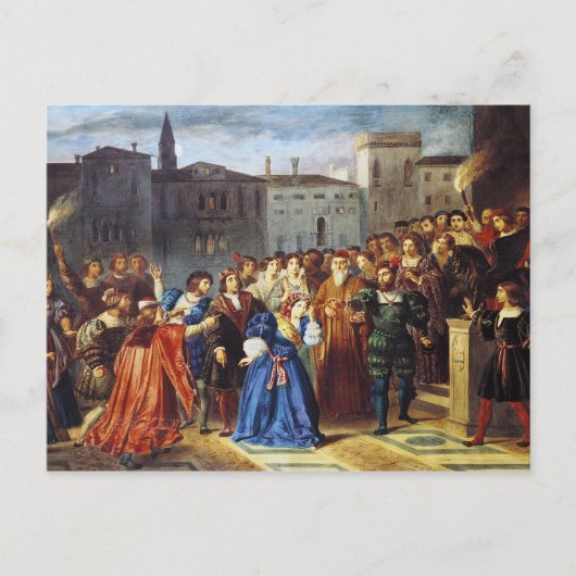 対決場面 ポストカード (正面)