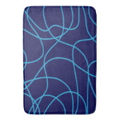 対照的なブルースのラインアート バスマット (正面縦)