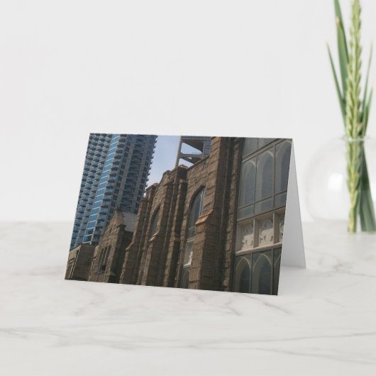対照的な建築 カード (正面)