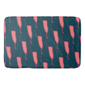 対照的な色 バスマット (正面)