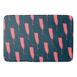 対照的な色 バスマット