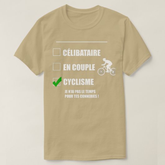 対独身のサイクリング2 Tシャツ (デザイン正面)