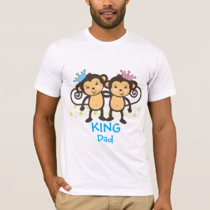 対猿のパパ Tシャツ