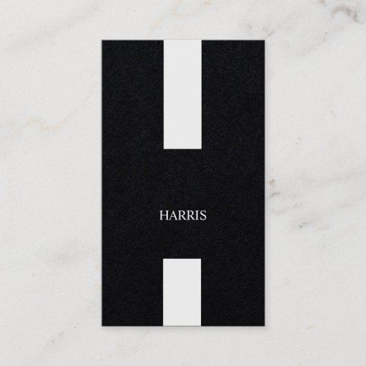 対称のモダンな絶妙 名刺 (正面)