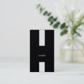 対称のモダンな絶妙 名刺 (スタンド正面)