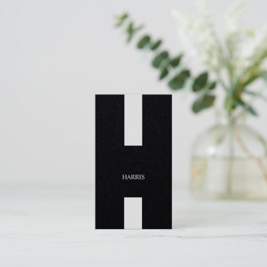 対称のモダンな絶妙 名刺 (スタンド正面)