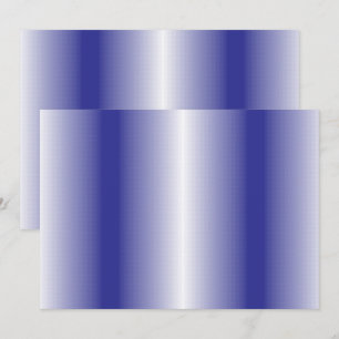 対称の複雑な青い幾何学的パターン サンキューカード