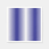 対称の複雑な青い幾何学的パターン スタンダードカクテルナプキン (正面)