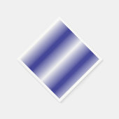 対称の複雑な青い幾何学的パターン スタンダードカクテルナプキン (角)