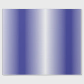対称の複雑な青い幾何学的パターン ラッピングペーパー (フラット)