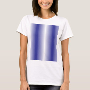 対称の複雑な青い幾何学的パターン Tシャツ