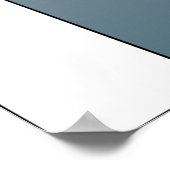 対称アルファベットアンビグラムポスター ポスター (角)