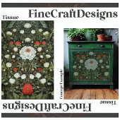 対称エレガント白い赤いフローラの切り離し157 薄葉紙