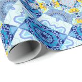 対称カラフルシームレスパターン、bのデザイン ラッピングペーパー (ロールコーナー)