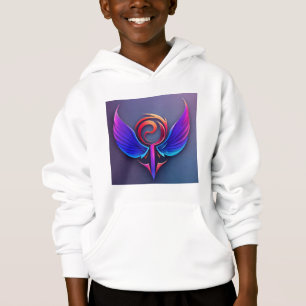 対称ドラゴンロゴTシャツデザインモダン-