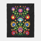 対称フォークワイシナンキ フリースブランケット (正面)