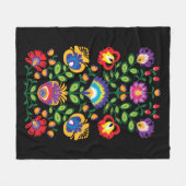 対称フォークワイシナンキ フリースブランケット (正面(横))