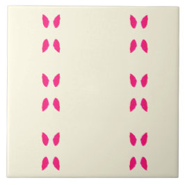 対称フローラプリントセラミックタイル タイル