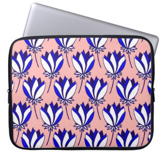 対称フローラ:カラフルヴィンテージパターン ラップトップスリーブ