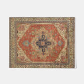 対称ペルシャヴィンテージ模様 ドアマット (正面)