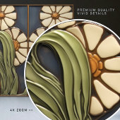 対称マルゲライトデイジー 芸術的 タイル