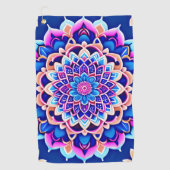 対称マンダラクロスボディバッグ ゴルフタオル (正面)