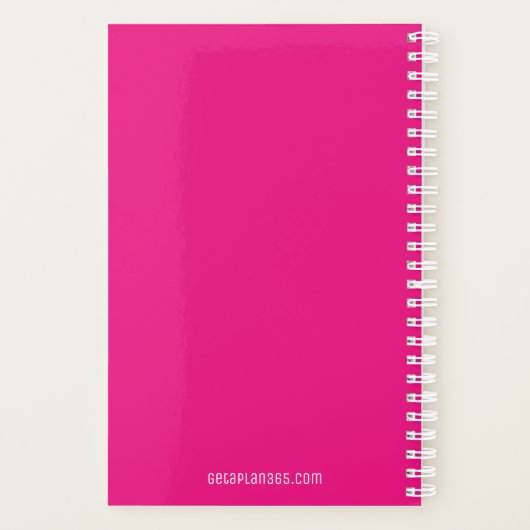 対称光沢 プランナー手帳 (裏面)