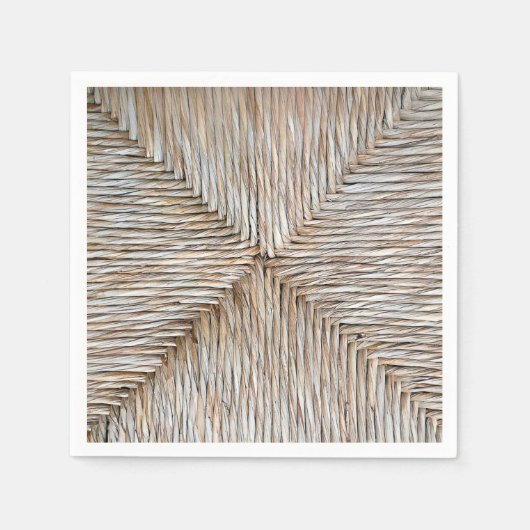 対称天然竹繊維織 スタンダードカクテルナプキン (正面)