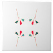 対称孔デザイン タイル (正面)