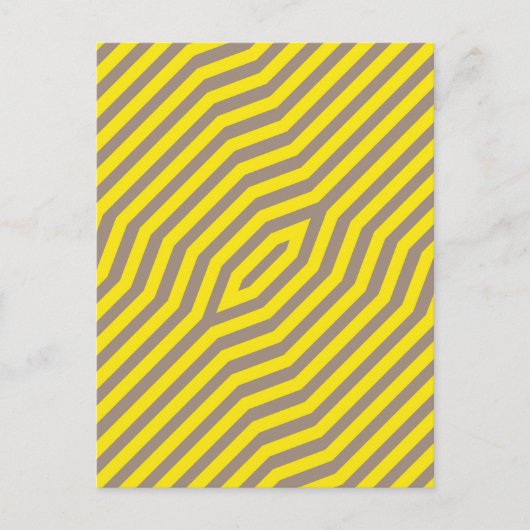 対称対角線ストライプの背景14 ポストカード (正面)