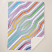 対称対角線ストライプの背景1 シェルパブランケット (正面)
