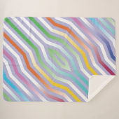 対称対角線ストライプの背景1 シェルパブランケット (正面(横))