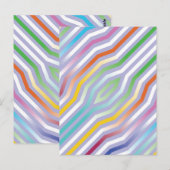 対称対角線ストライプの背景1 ポストカード (正面/裏面)